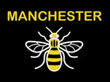 Manchester Bee Flag Flags - United Flags And Flagstaffs