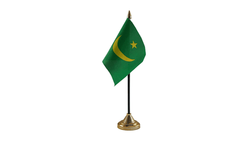 Mauritania Table Flag Flags - United Flags And Flagstaffs