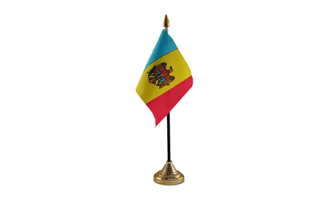 Moldova Table Flag Flags - United Flags And Flagstaffs