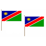 Namibia Fabric National Hand Waving Flag Flags - United Flags And Flagstaffs