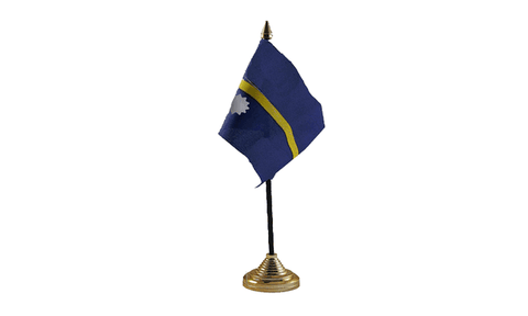 Nauru Table Flag Flags - United Flags And Flagstaffs