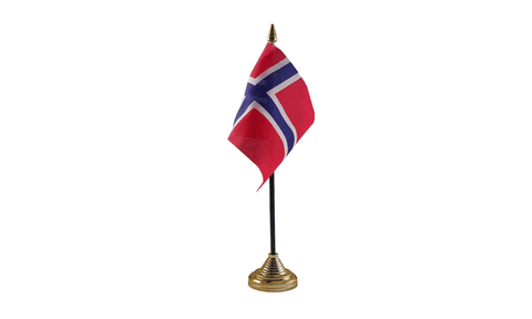 Norway Table Flag Flags - United Flags And Flagstaffs