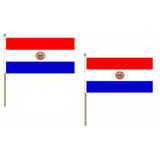 Paraguay Fabric National Hand Waving Flag Flags - United Flags And Flagstaffs