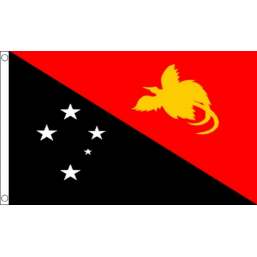 Papua New Guinea National Flag - Budget 5 x 3 feet Flags - United Flags And Flagstaffs