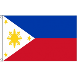 Phillipines National Flag - Budget 5 x 3 feet Flags - United Flags And Flagstaffs