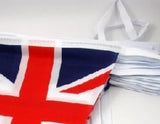 Coronation Union Flag "Fabric" Bunting -  Triangular