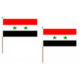 Syria Fabric National Hand Waving Flag Flags - United Flags And Flagstaffs