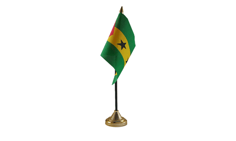 Sao Tome et Principe Table Flag Flags - United Flags And Flagstaffs