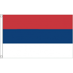 Serbia (Civil) National Flag - Budget 5 x 3 feet Flags - United Flags And Flagstaffs