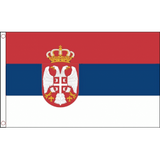 Serbia (State) National Flag - Budget 5 x 3 feet Flags - United Flags And Flagstaffs