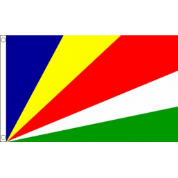 Seychelles National Flag - Budget 5 x 3 feet Flags - United Flags And Flagstaffs