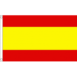 Spain (Civil) National Flag - Budget 5 x 3 feet Flags - United Flags And Flagstaffs