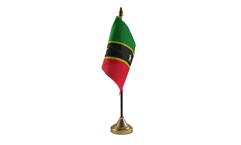St Kitts and Nevis Table Flag Flags - United Flags And Flagstaffs