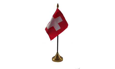 Switzerland Table Flag Flags - United Flags And Flagstaffs