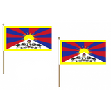 Tibet Fabric National Hand Waving Flag Flags - United Flags And Flagstaffs