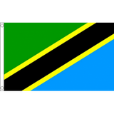 Tanzania National Flag - Budget 5 x 3 feet Flags - United Flags And Flagstaffs