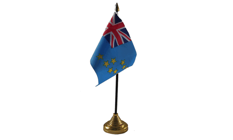 Tuvalu Table Flag Flags - United Flags And Flagstaffs