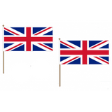 United Kingdom Fabric National Hand Waving Flag Flags - United Flags And Flagstaffs