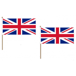 United Kingdom Fabric National Hand Waving Flag Flags - United Flags And Flagstaffs
