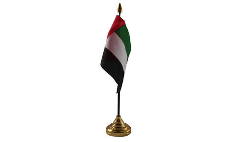 United Arab Emirates Table Flag Flags - United Flags And Flagstaffs