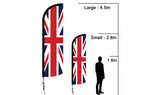 Coronation Union Feather Flags