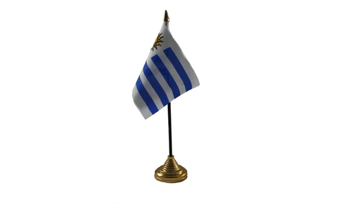Uruguay Table Flag Flags - United Flags And Flagstaffs