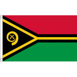 Vanuatu National Flag - Budget 5 x 3 feet Flags - United Flags And Flagstaffs