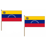 Venezuela Fabric National Hand Waving Flag Flags - United Flags And Flagstaffs