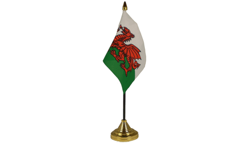 Wales Table Flag Flags - United Flags And Flagstaffs