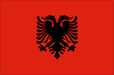 Albania National Flag Printed Flags - United Flags And Flagstaffs