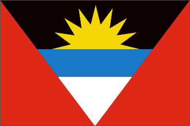 Antigua and Barbuda National Flag Printed Flags - United Flags And Flagstaffs
