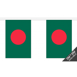 Bangladesh Flag - Fabric Bunting Flags - United Flags And Flagstaffs