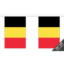 Belgium Flag - Fabric Bunting Flags - United Flags And Flagstaffs