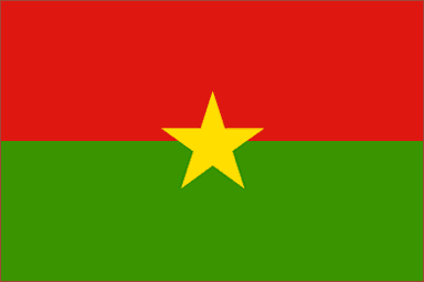 Burkina Faso National Flag Printed Flags - United Flags And Flagstaffs