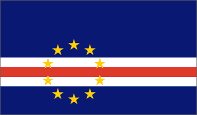 Cape Verde National Flag Sewn Flags - United Flags And Flagstaffs