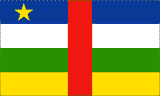 Central African Republic National Flag Sewn Flags - United Flags And Flagstaffs