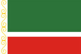 Chechnya National Flag Sewn Flags - United Flags And Flagstaffs