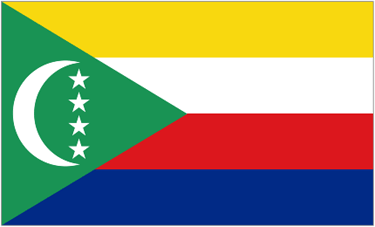 Comoros National Flag Sewn Flags - United Flags And Flagstaffs