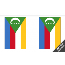 Comoros Flag - Fabric Bunting Flags - United Flags And Flagstaffs