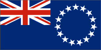 Cook Island National Flag Printed Flags - United Flags And Flagstaffs