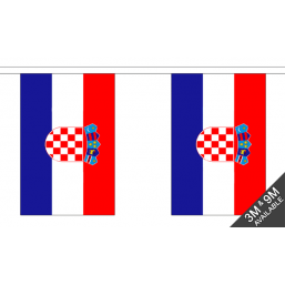 Croatia Flag - Fabric Bunting Flags - United Flags And Flagstaffs