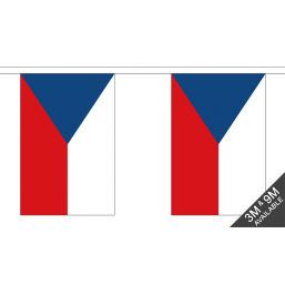 Czech Republic Flag - Fabric Bunting Flags - United Flags And Flagstaffs