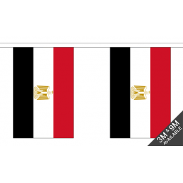 Egypt Flag - Fabric Bunting Flags - United Flags And Flagstaffs