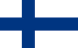 Finland National Flag Printed Flags - United Flags And Flagstaffs