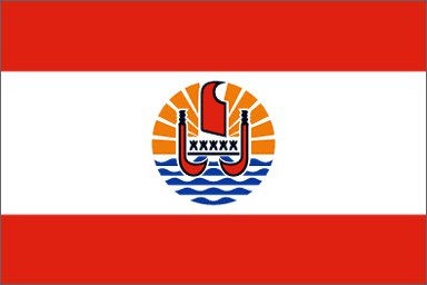 French Polynesia National Flag Sewn Flags - United Flags And Flagstaffs