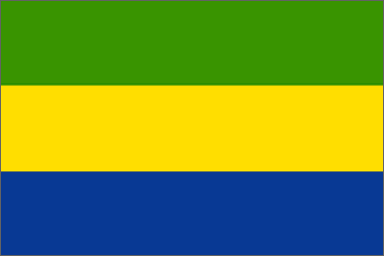 Gabon National Flag Sewn Flags - United Flags And Flagstaffs