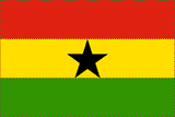 Ghana National Flag Printed Flags - United Flags And Flagstaffs