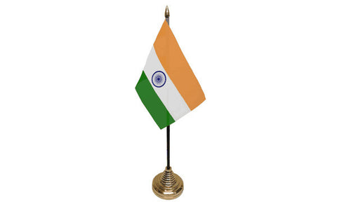 India Table Flag Flags - United Flags And Flagstaffs