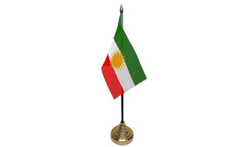 Kurdistan Table Flag Flags - United Flags And Flagstaffs