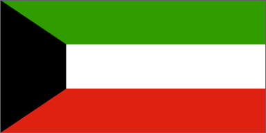 Kuwait National Flag Printed Flags - United Flags And Flagstaffs